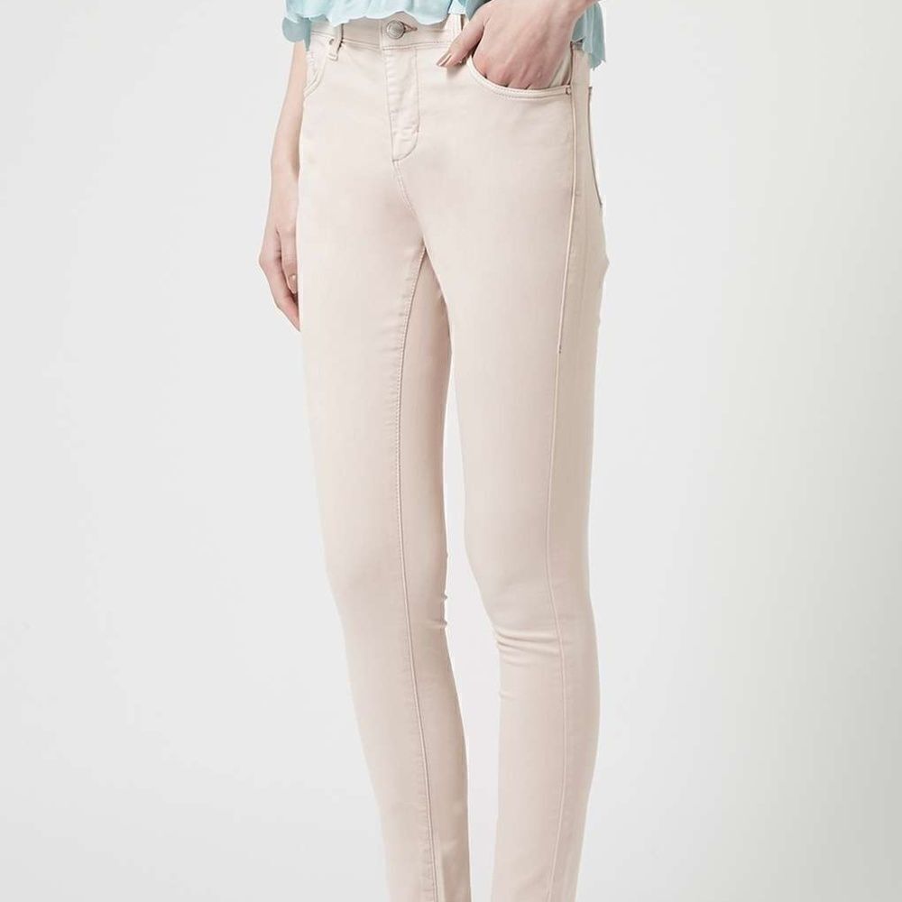 Topshop Pink Leigh Jeans